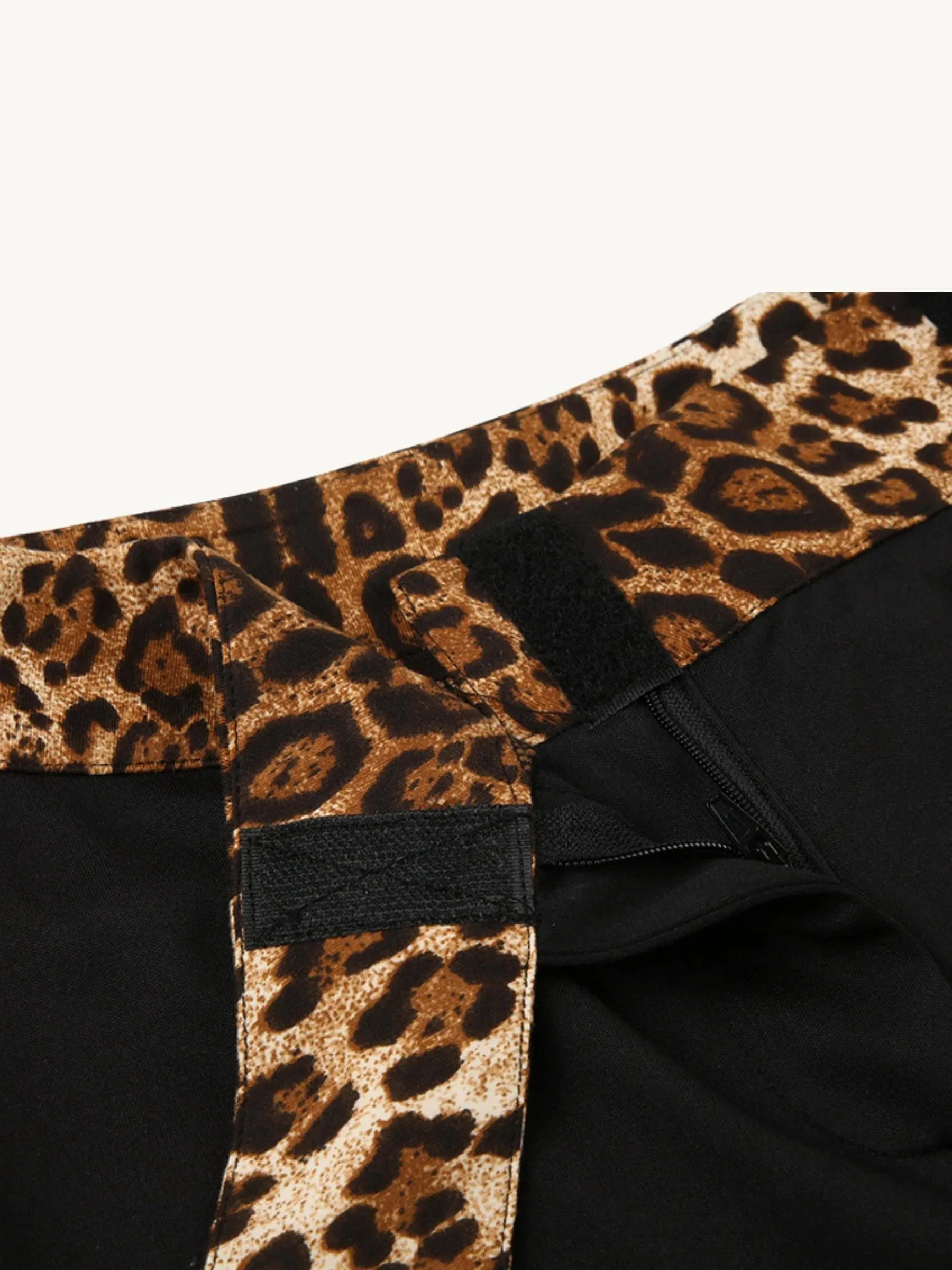 Selvaggia – Leopard-print waistband – Flare pants