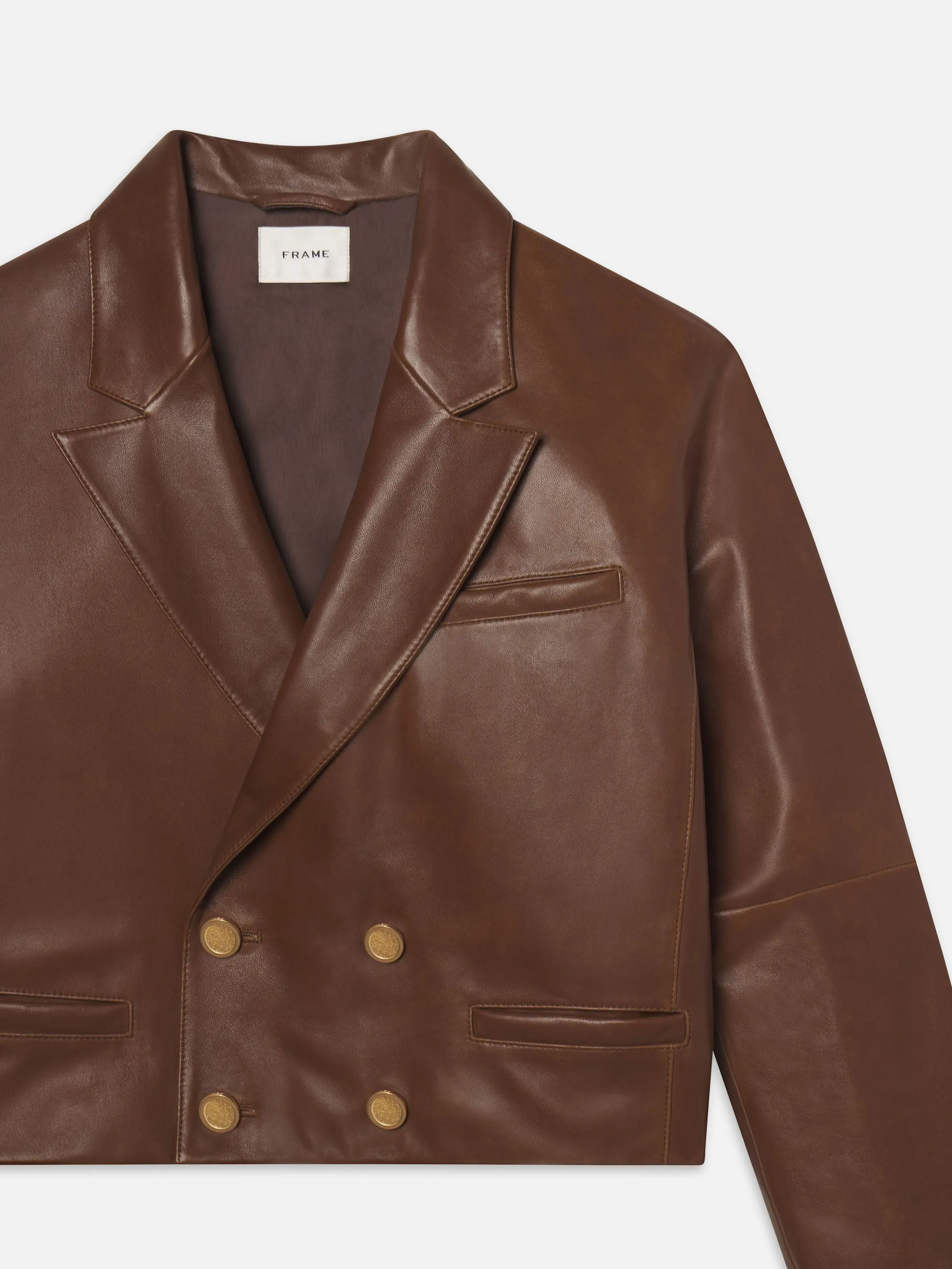 The Leather Timeless Jacket -- Cedar