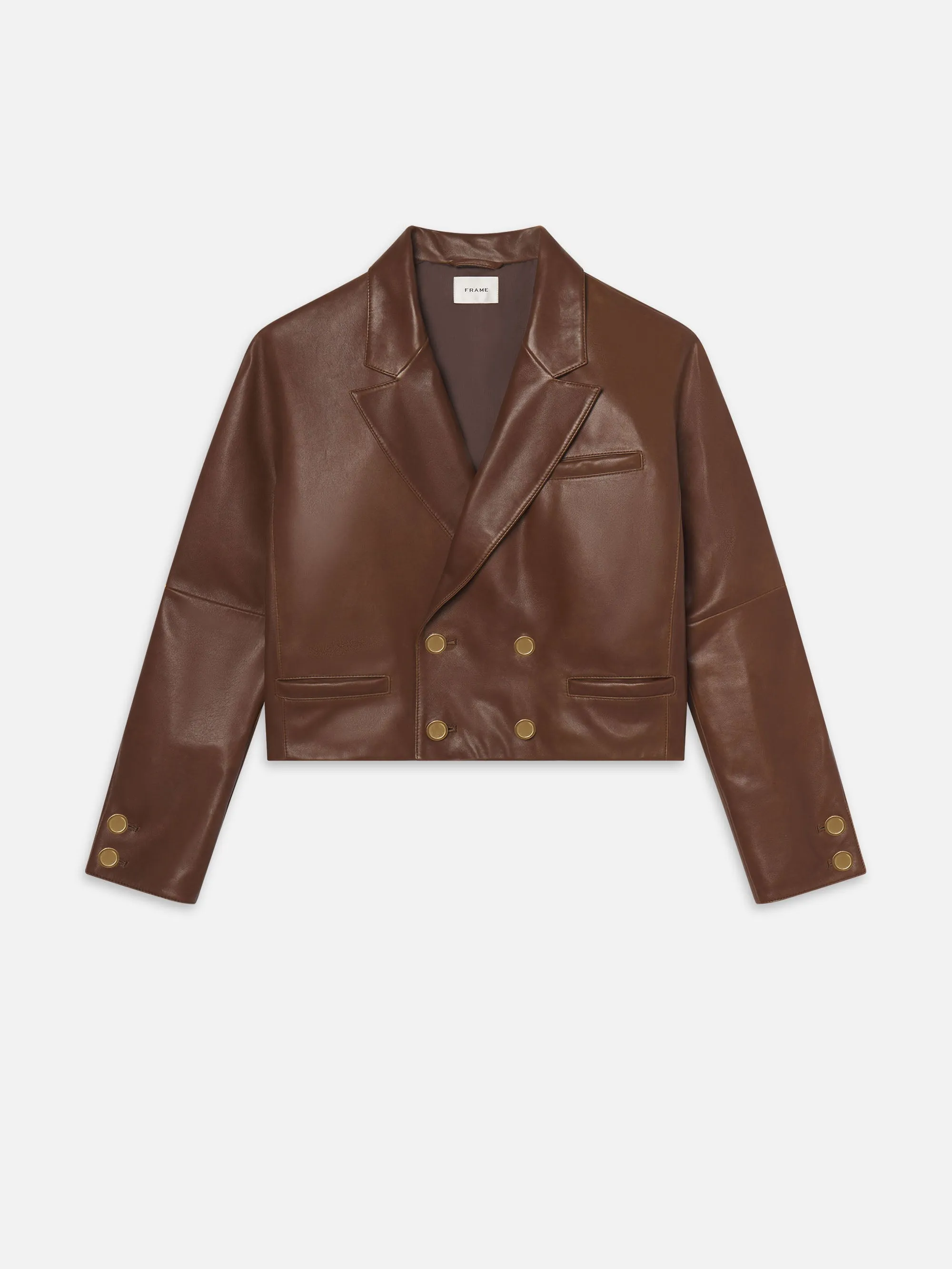 The Leather Timeless Jacket -- Cedar