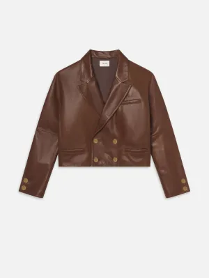 The Leather Timeless Jacket -- Cedar